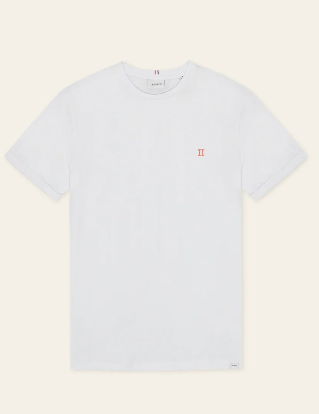 Norregaard T-shirt i hvit bakfra, t-skjorte fra Les Deux hos Image Mandal