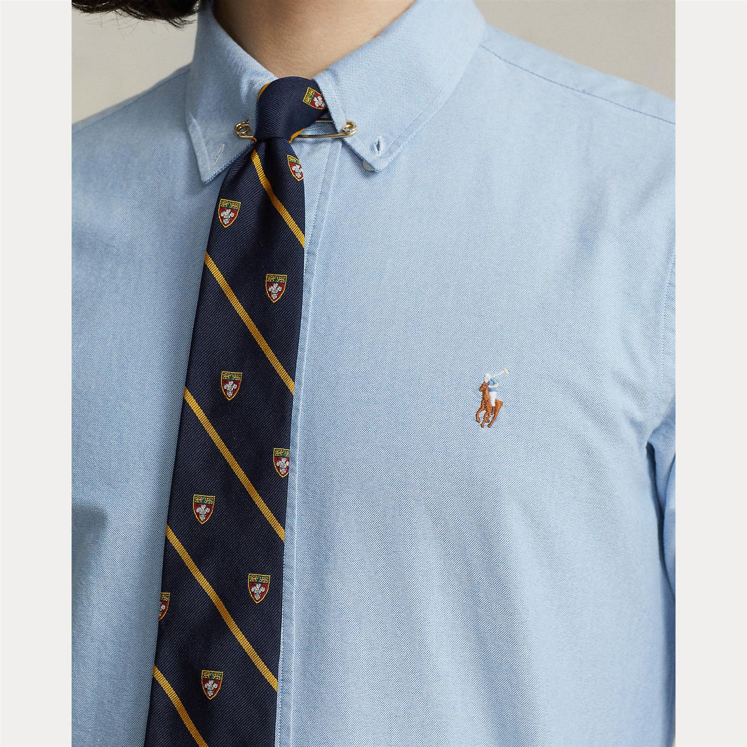 Cotton T-Shirt i blå alternativt utsnitt, skjorte fra Polo Ralph Lauren hos Image Mandal