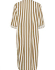 Zalindasz Shirt Dress i tiger's eye ice stripet bakfra, kjole fra Saint Tropez hos Image Mandal