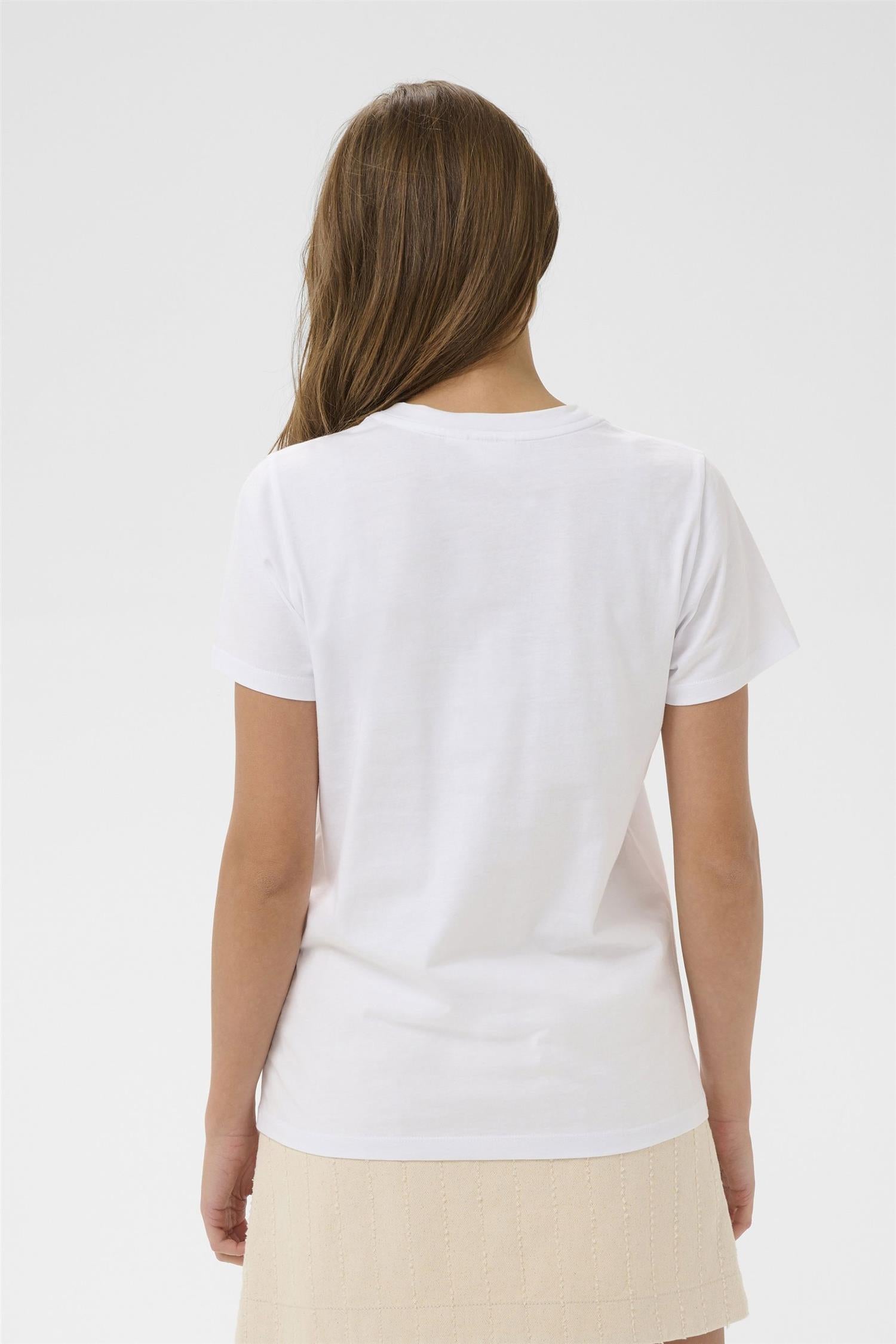 Reannasz T-shirt i bright hvit bakfra, t-skjorte fra Saint Tropez hos Image Mandal