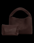 Woven daily shopper + pouch