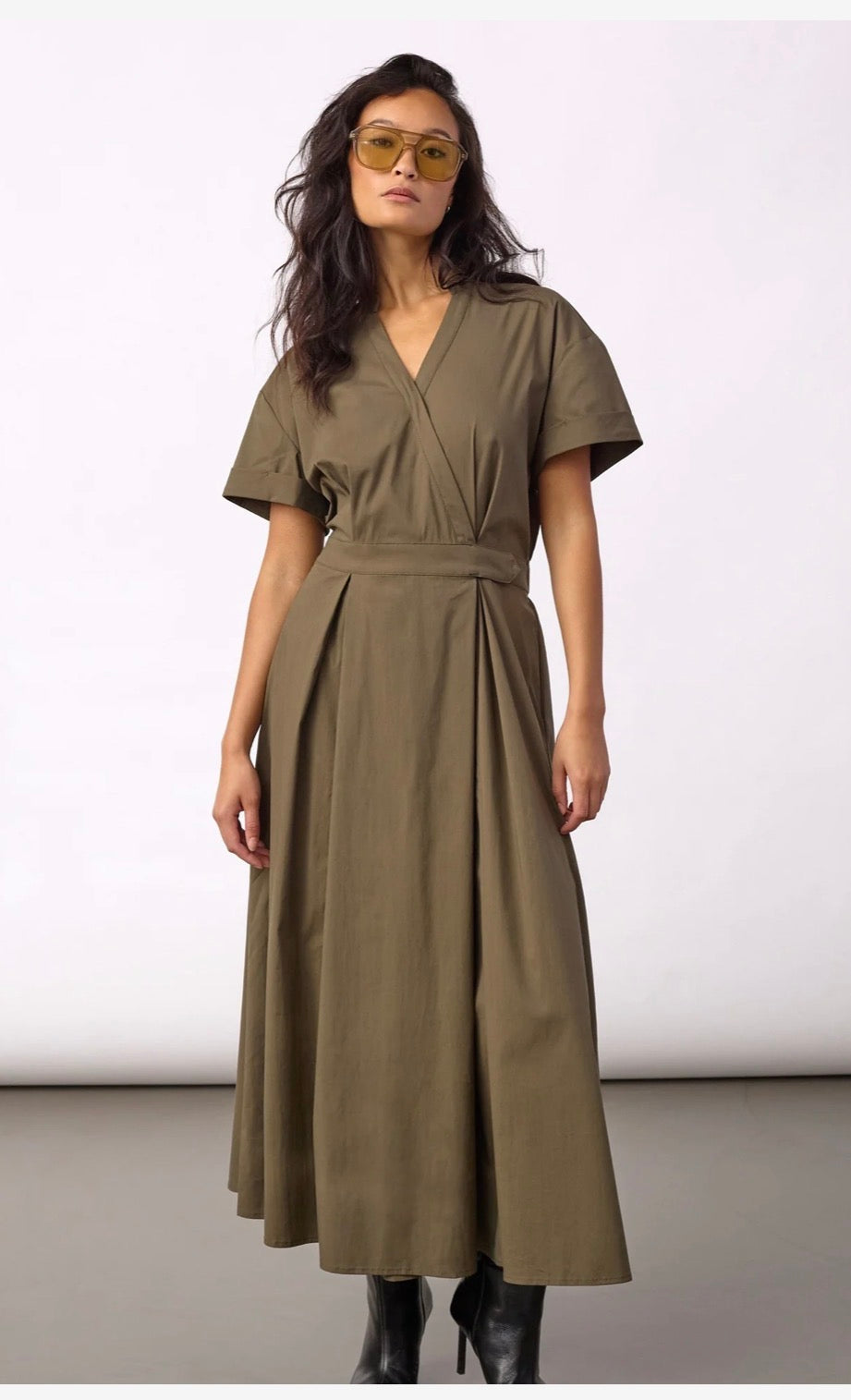 Elaracc Ss Wrap Dress