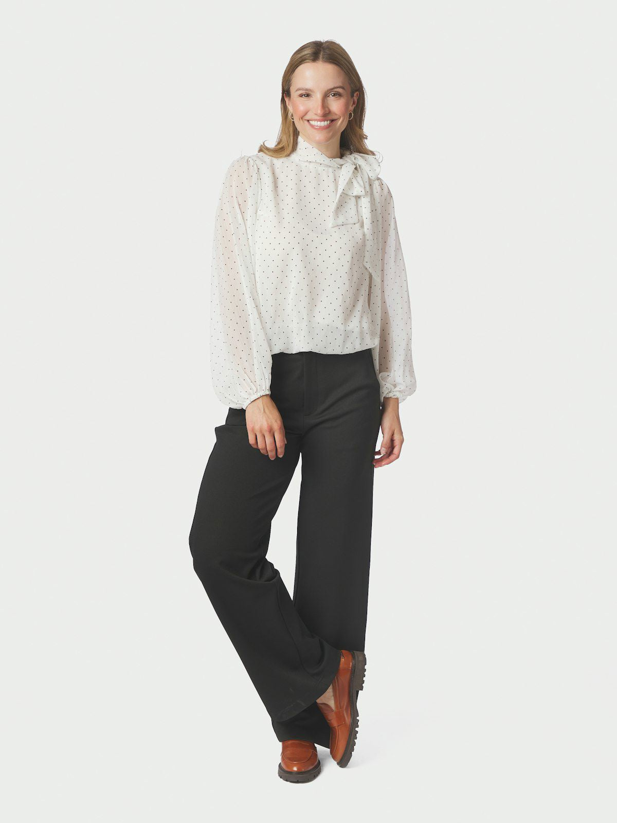 Dorellie Dot Blouse