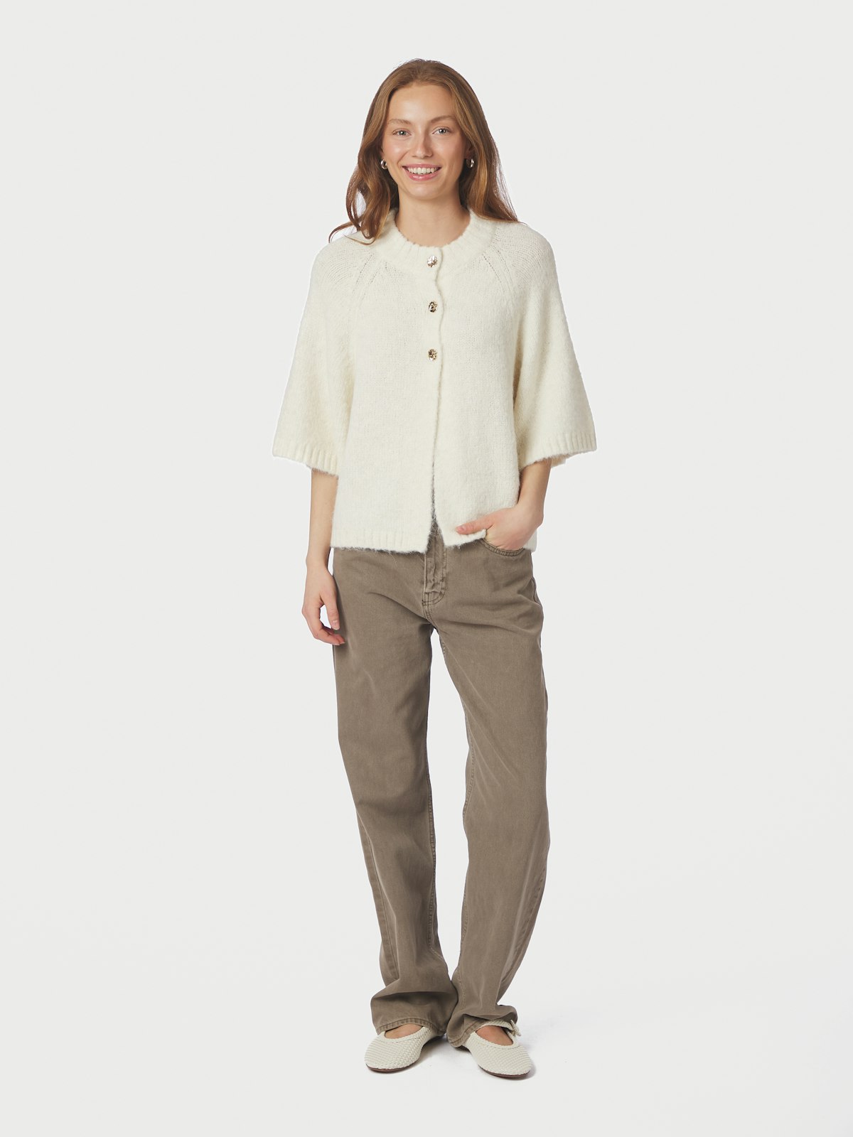 Benuta Fluffy Knit Cardigan