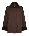 Anastacia Cord Jacket i brun i bomull, yttertøy fra Neo Noir hos Image Mandal