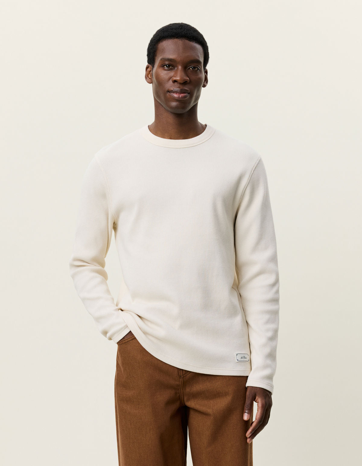 Label Waffle Ls T-Shirt