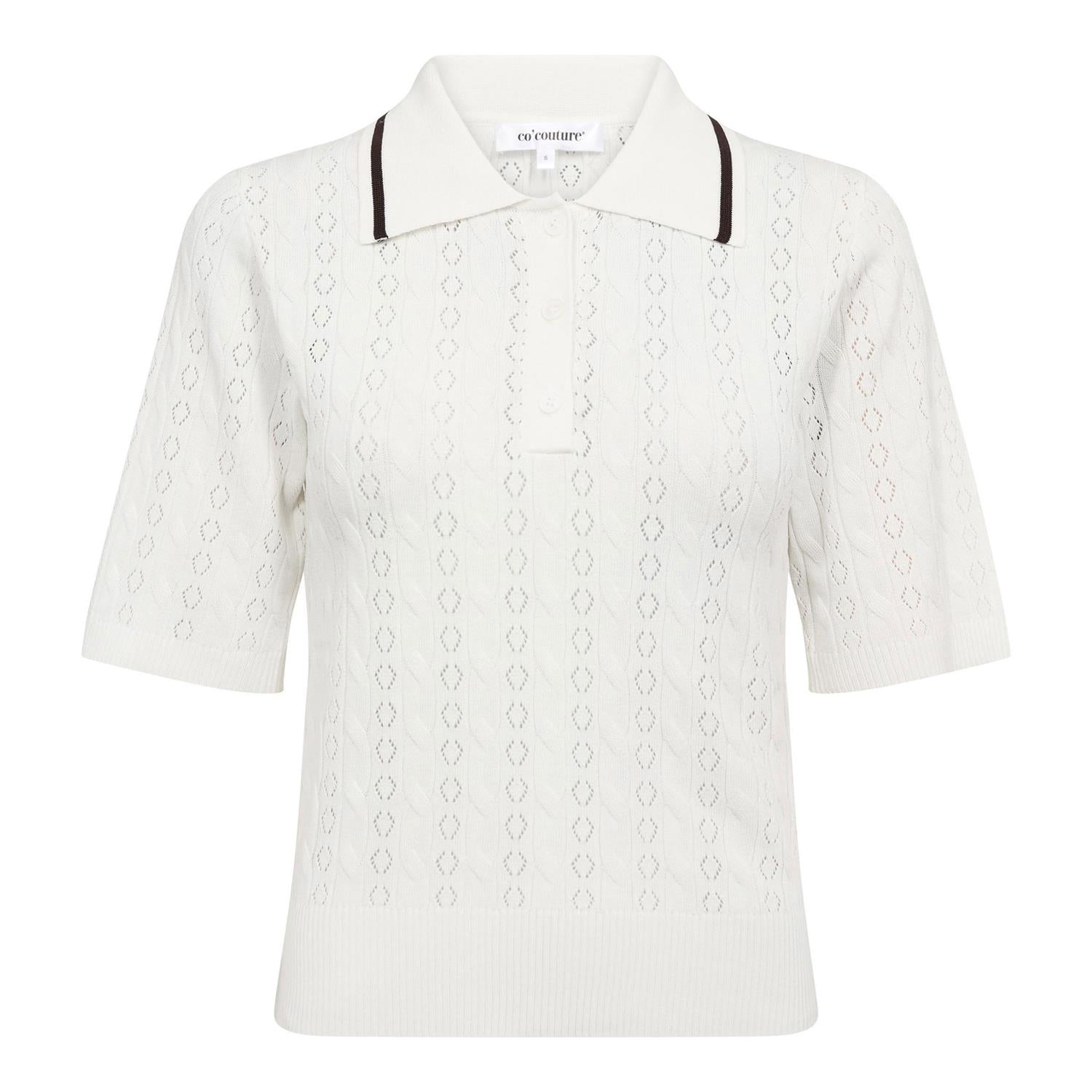 Luecc Ss Polo Knit