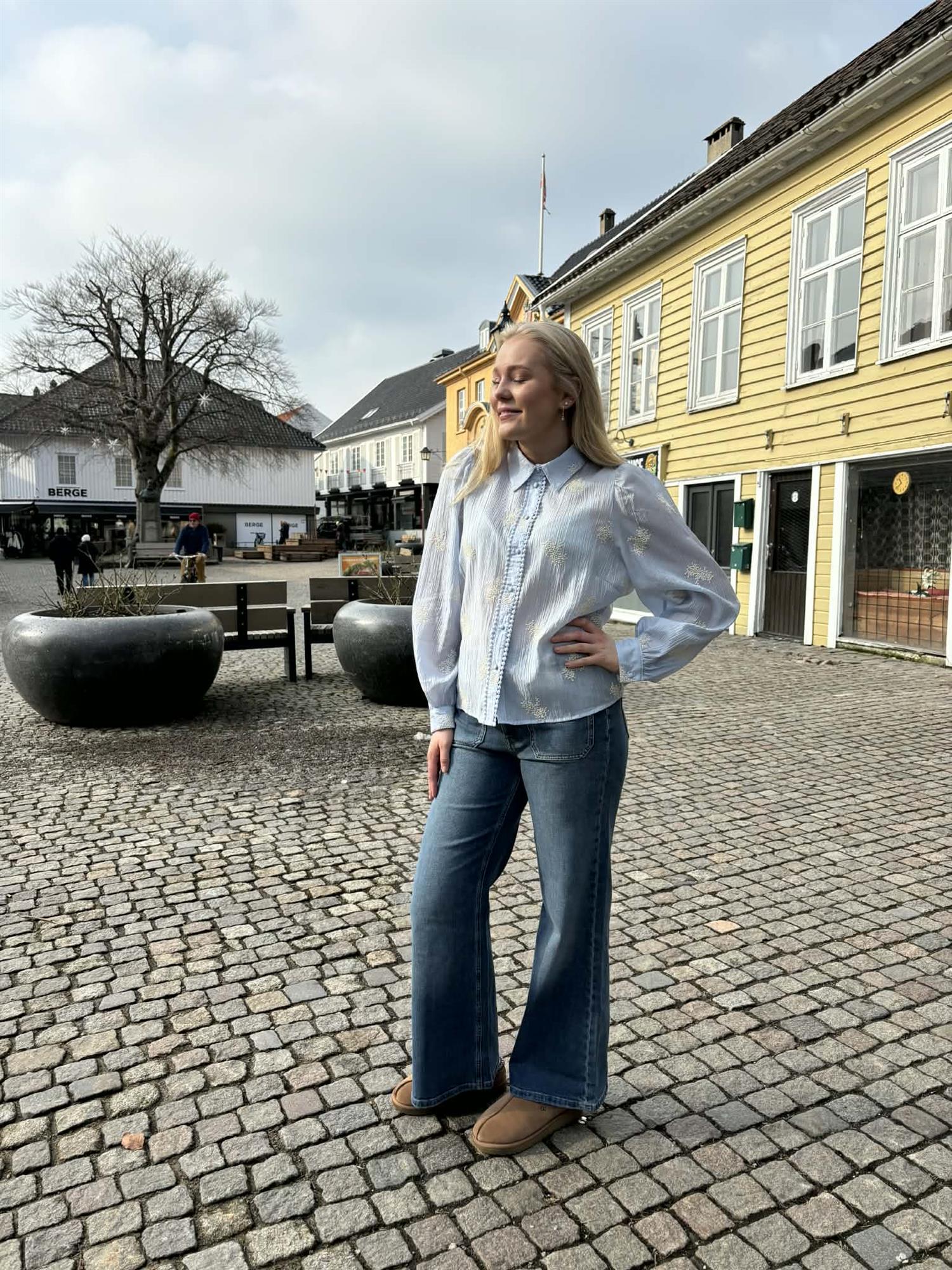 Ivy Abigail 70"s Jeans Turin i blå, bukse fra Ivy Copenhagen hos Image Mandal
