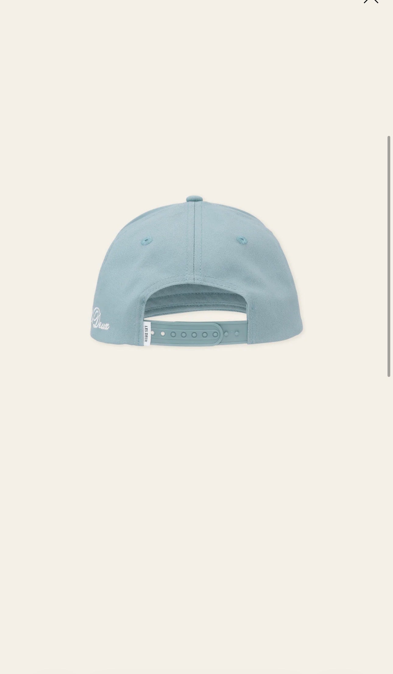 Baseball Cap Suede II sett fra siden, tilbehør fra Les Deux hos Image Mandal