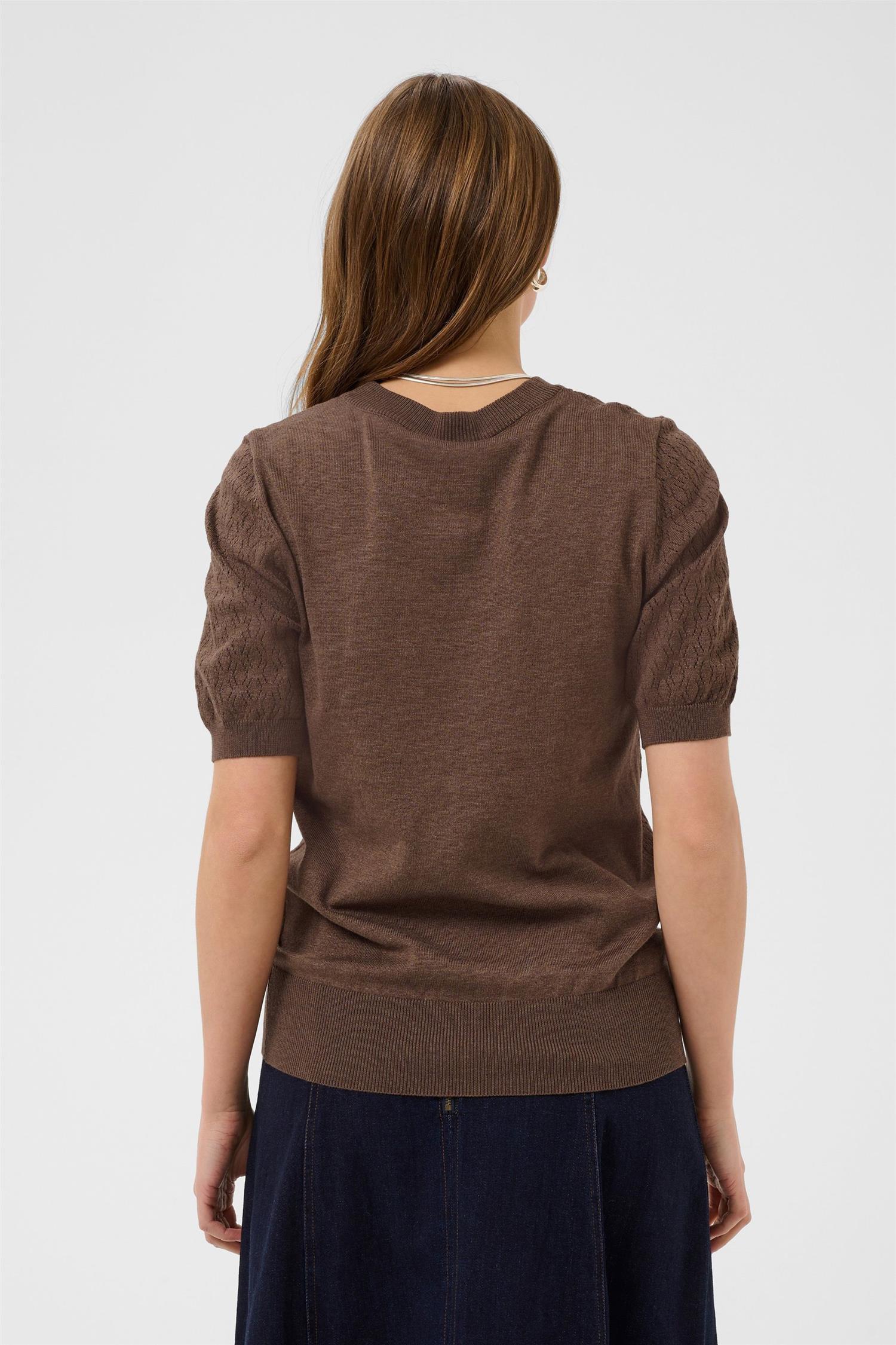 Milasz Pointelle Ss Pullover