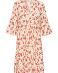 Edasz Dress i seedpearl valiant daisy i viskose, kjole fra Saint Tropez hos Image Mandal