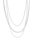 Matilde - Triple Chain Necklace Stainless Steel