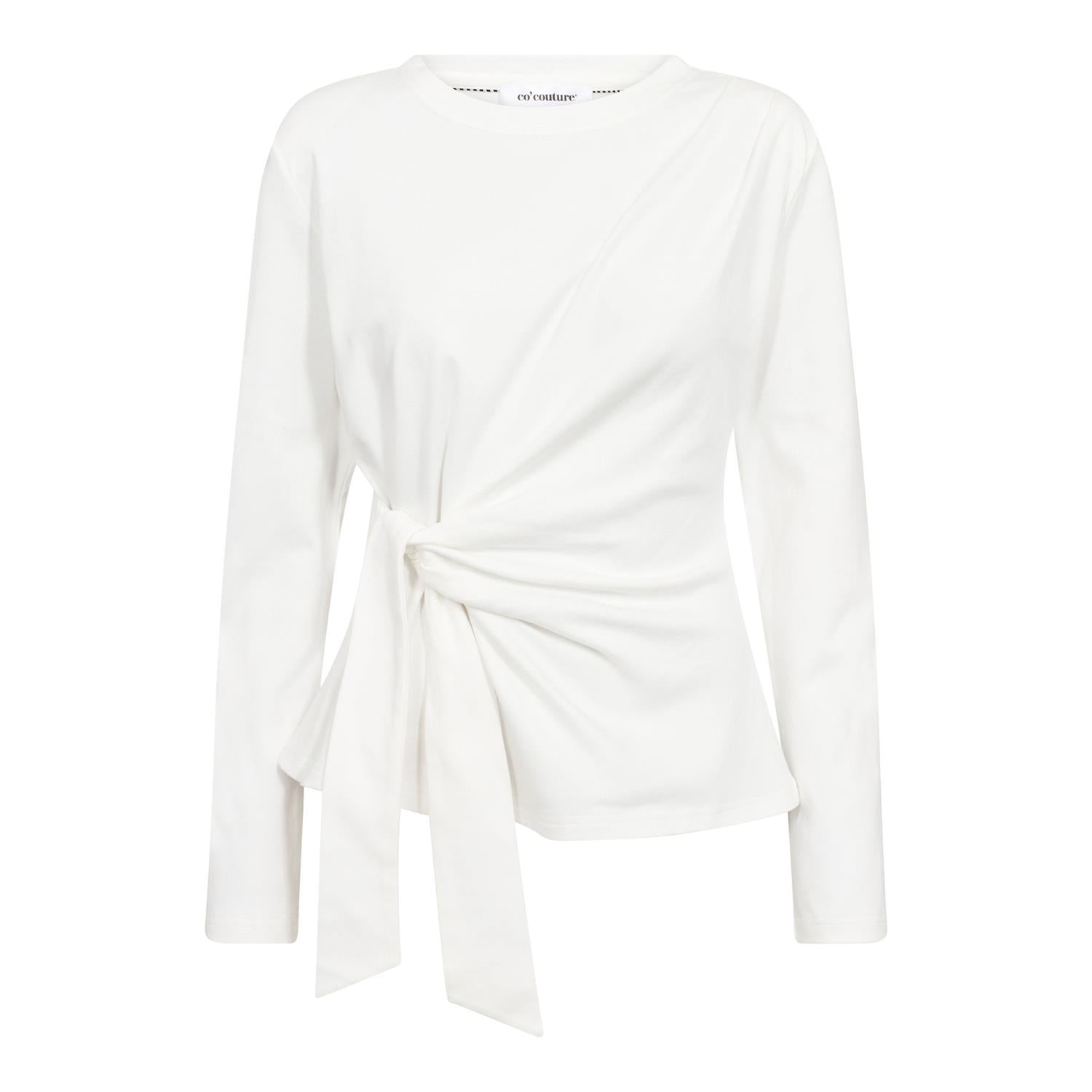 Orianecc Ls Pleat Tie Tee