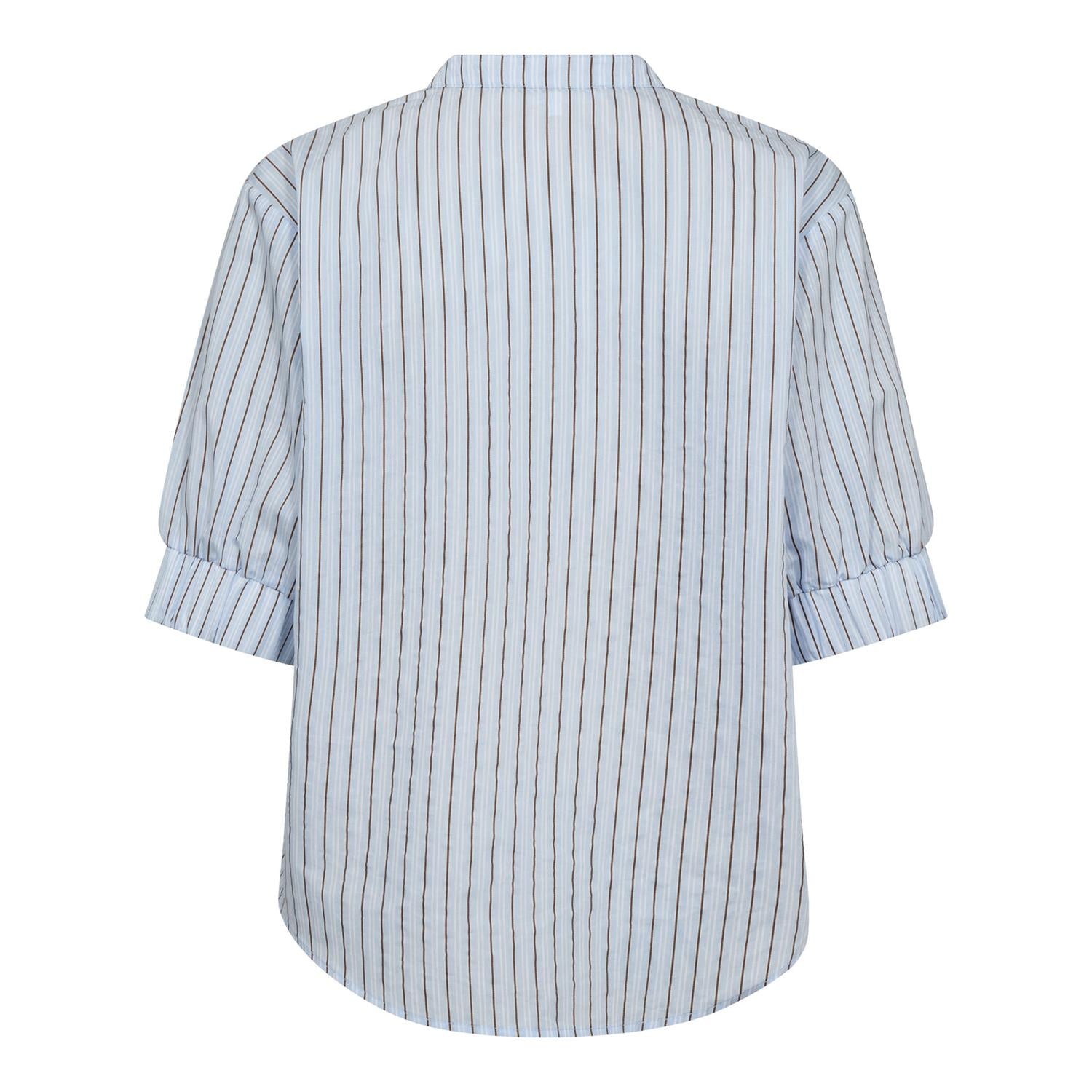 Felinecc Ss Shirt i pale blå bakfra, skjorte fra Co'couture hos Image Mandal