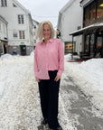 Sonja Shirt i rød i polyester, skjorte fra A-view hos Image Mandal