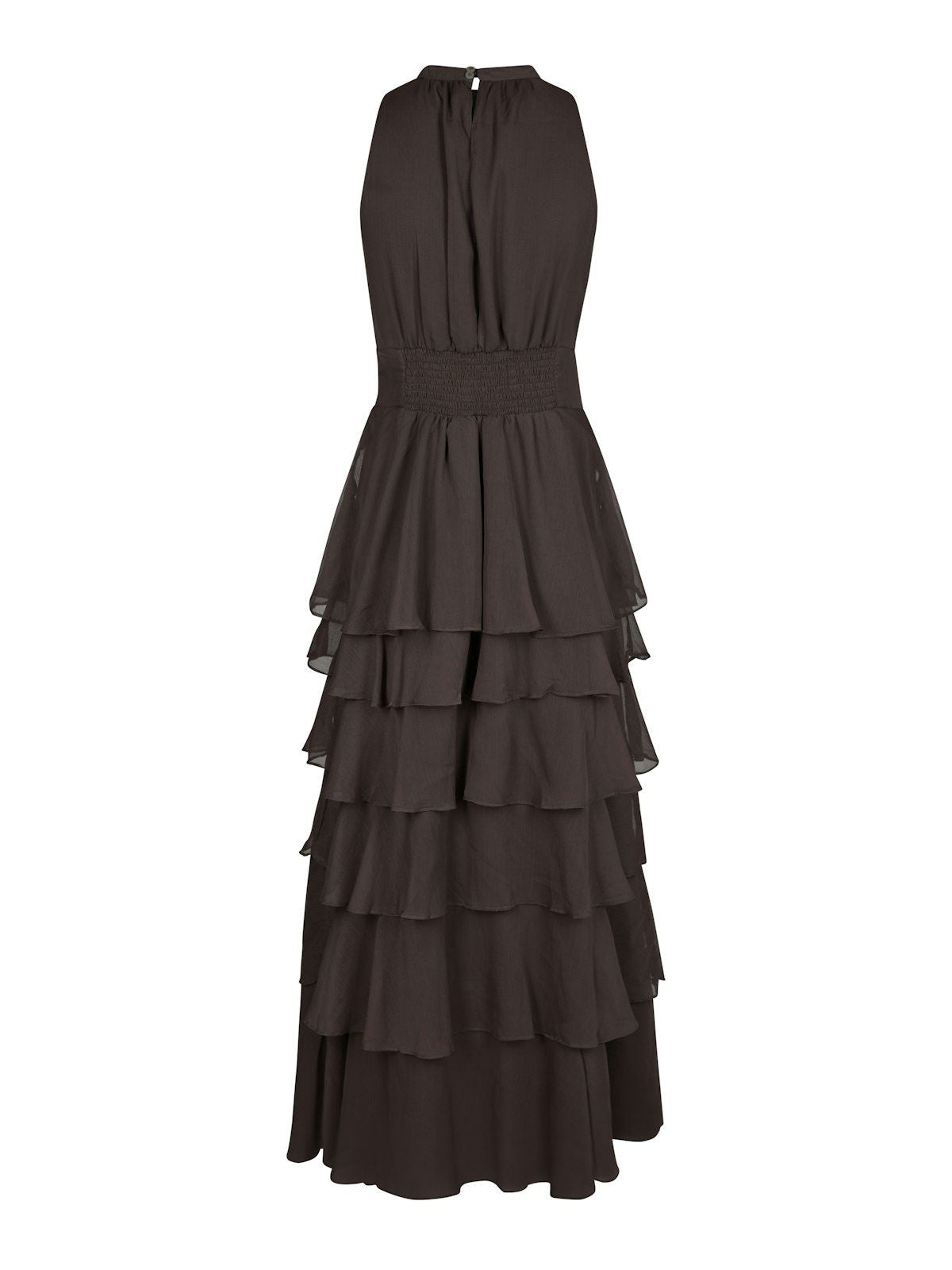 Marli Solid Chiffon Dress ekstra vinkel, kjole fra Neo Noir hos Image Mandal