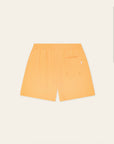 Seersucker Swim Shorts i aprikos nærbilde av detaljer, badetøy fra Les Deux hos Image Mandal