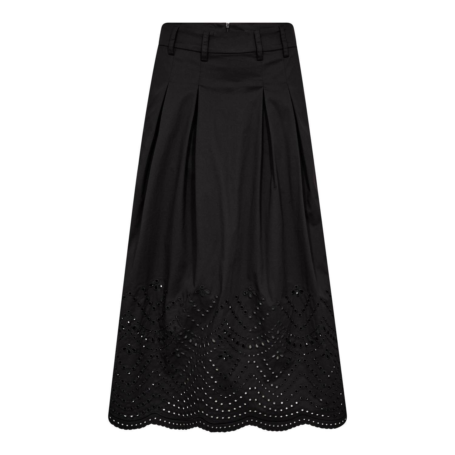 Poppycc Pleat Scallop Skirt