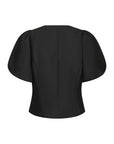 Anela Mandarin Dull Satin Blouse