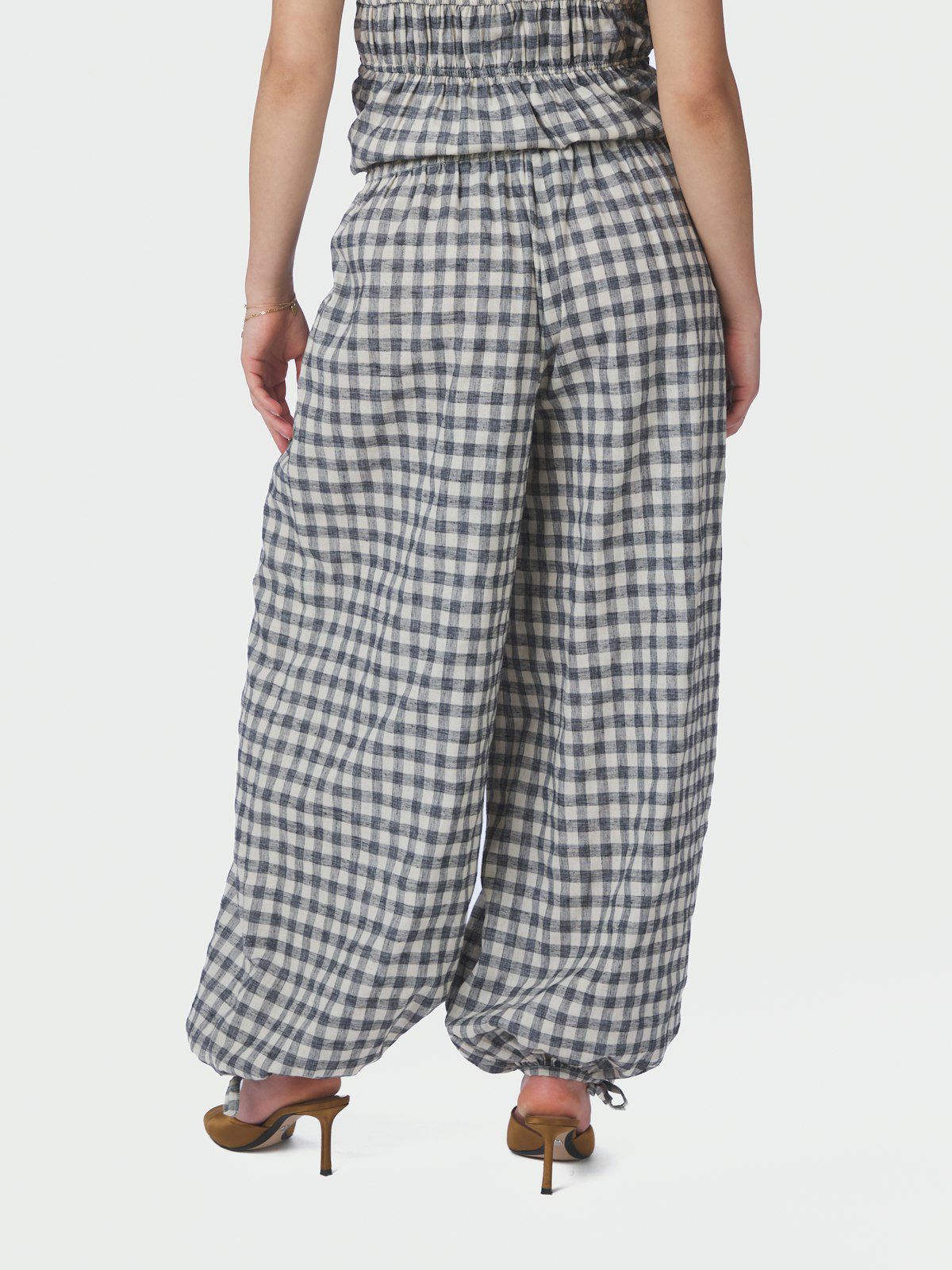 Roxane Balloon Check Pants