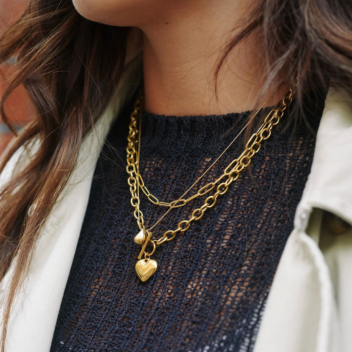 Lemoni - Drop Necklace Stainless Steel