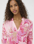 Edasz Dress i poppy shaded flower bakfra, kjole fra Saint Tropez hos Image Mandal