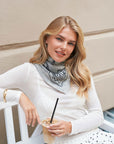 Adelina Paisley Knit Scarf