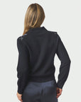Julina Check Knit Blouse