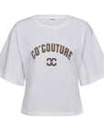 Zengacc Tee O-neck i whitewalnu i bomull, t-skjorte fra Co'couture hos Image Mandal