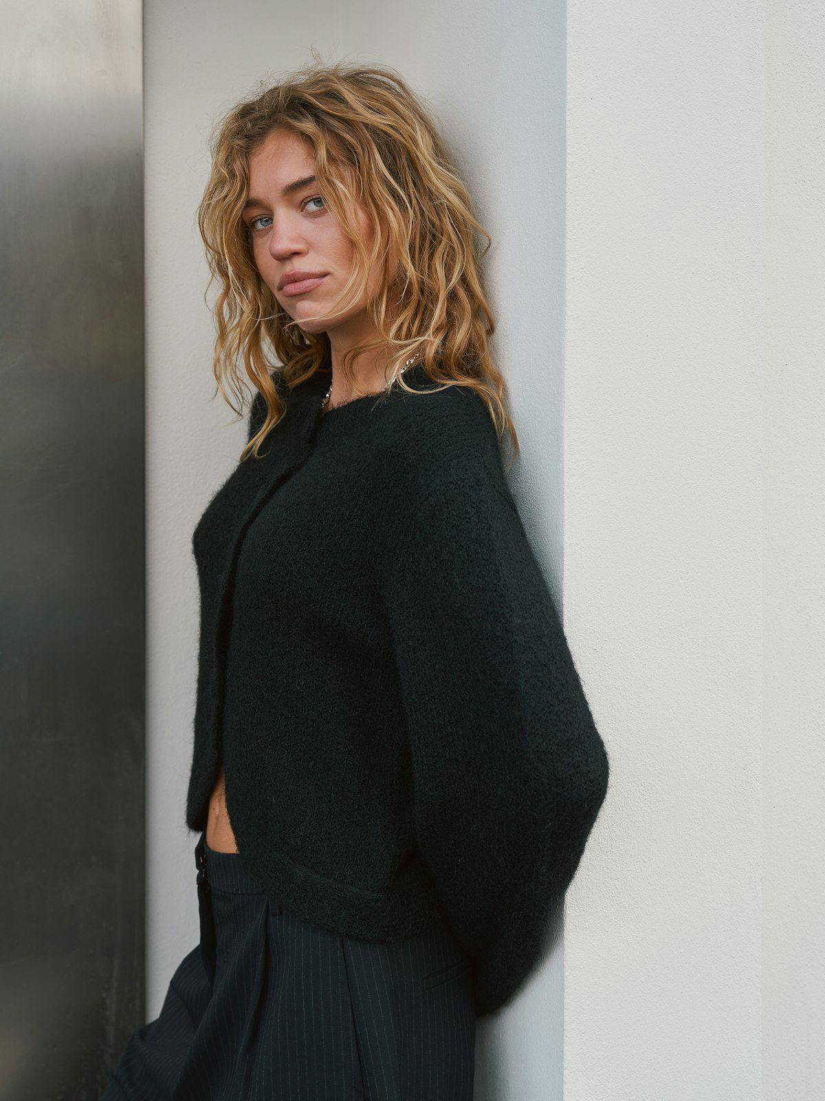 Gio Fluffy Knit Cardigan