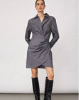Lyviacc Pin Wrap Dress
