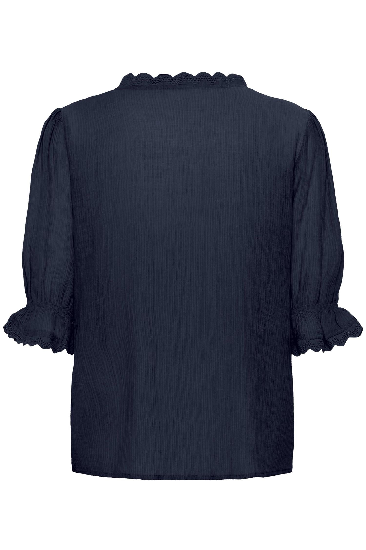 Kristelsz Shirt i ombre blå bakfra, skjorte fra Saint Tropez hos Image Mandal