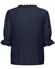 Kristelsz Shirt i ombre blå bakfra, skjorte fra Saint Tropez hos Image Mandal