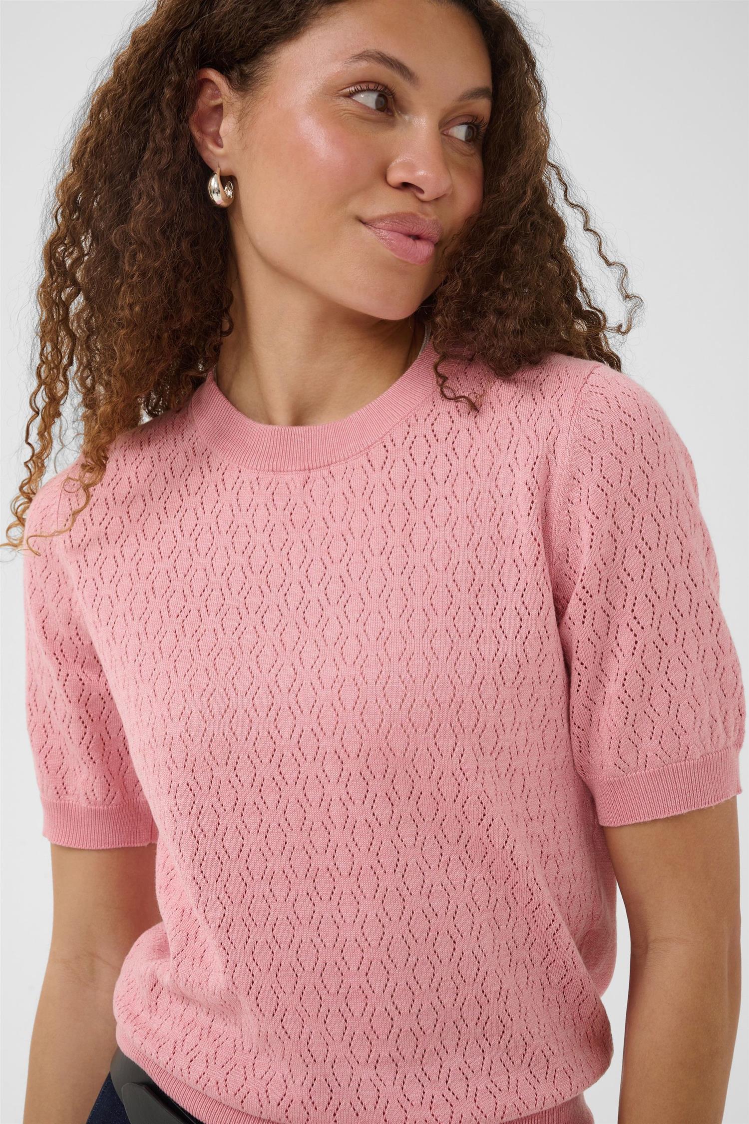 Milasz Pointelle Ss Pullover