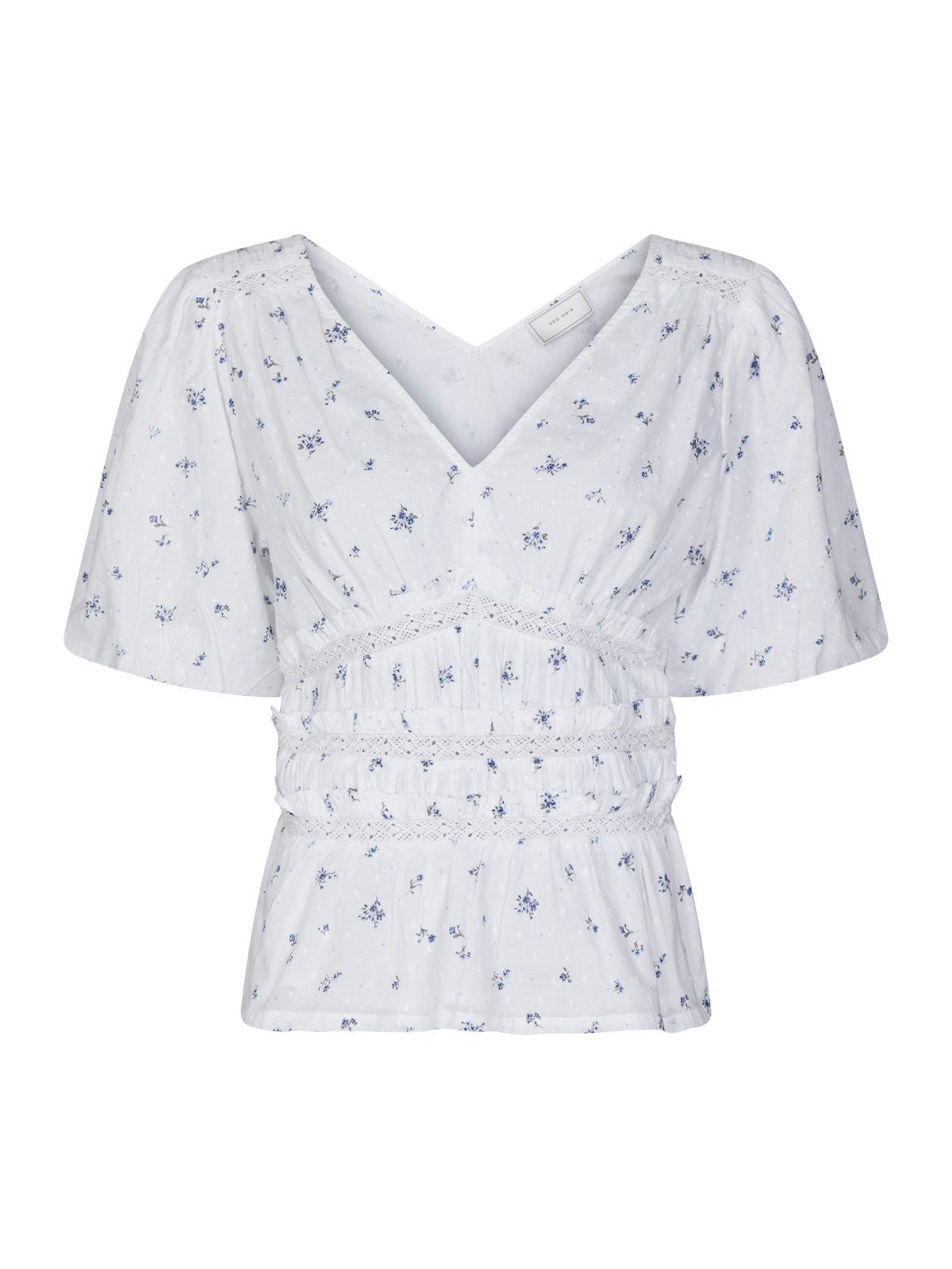 Sapura Flower Dobby Blouse