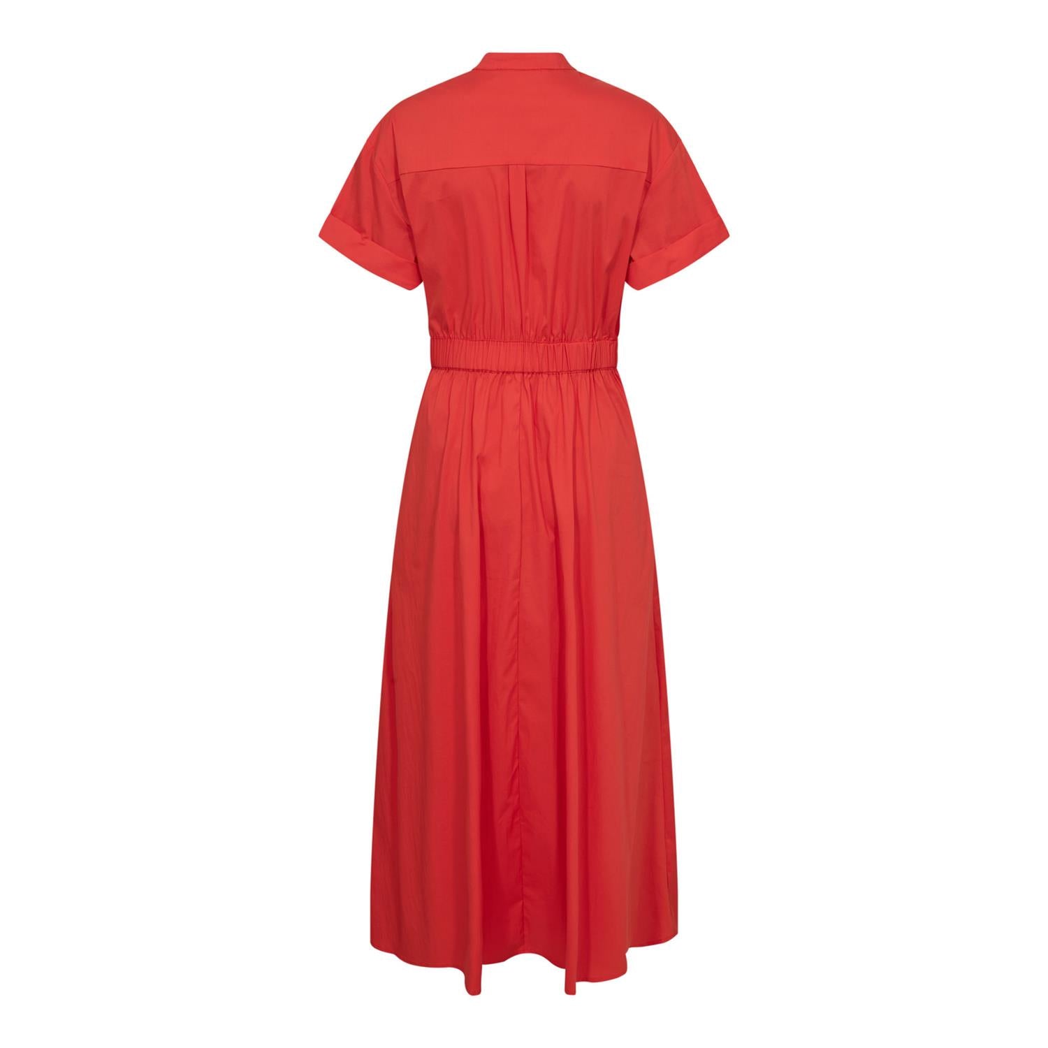 Elaracc Wrap Ss Dress i flame bakfra, kjole fra Co'couture hos Image Mandal