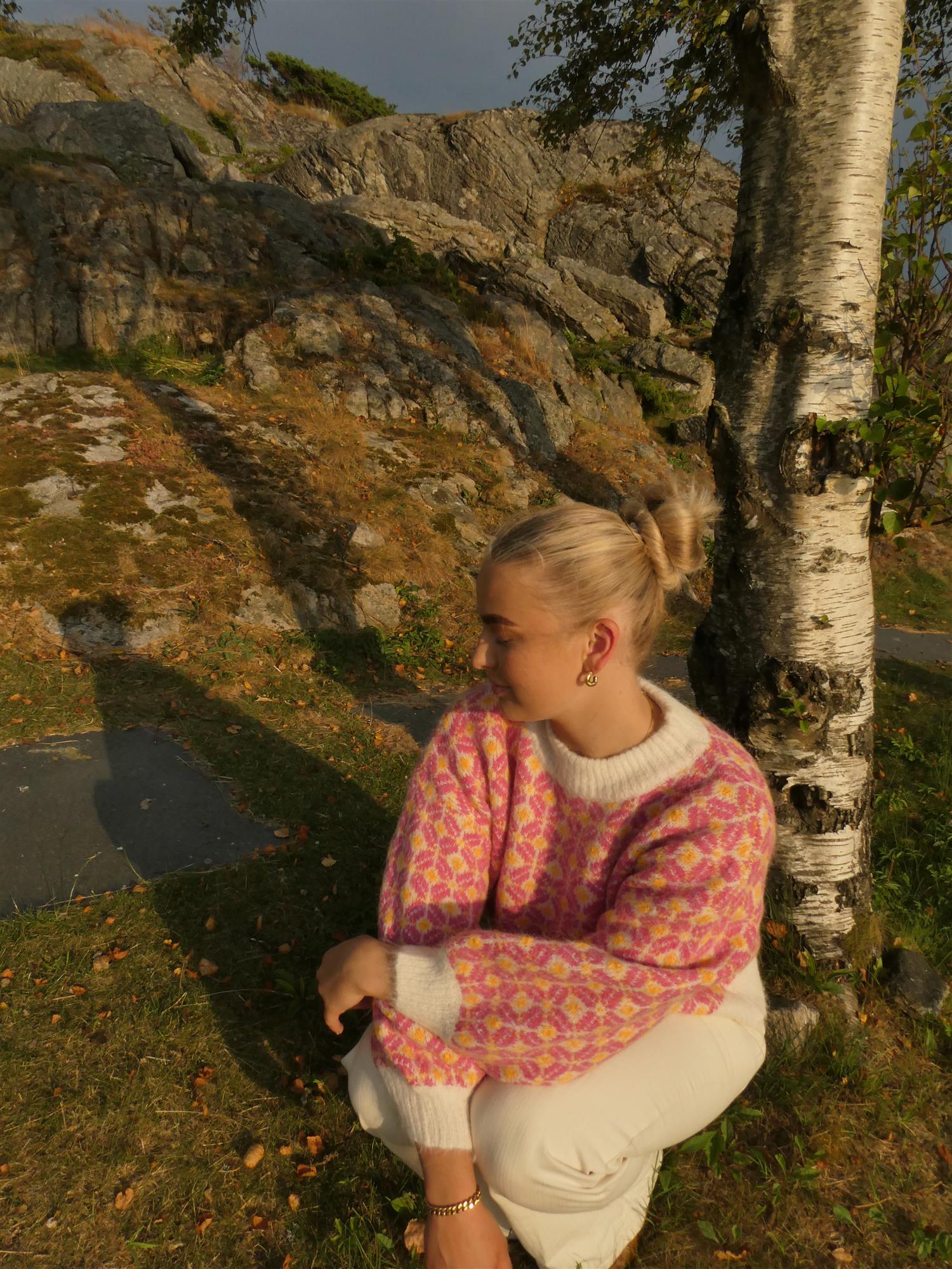 Stavanger knit pullover