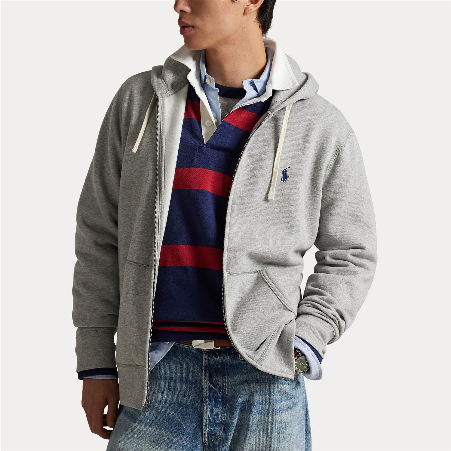 Long-Sleeve Hoodie ekstra vinkel, genser fra Polo Ralph Lauren hos Image Mandal