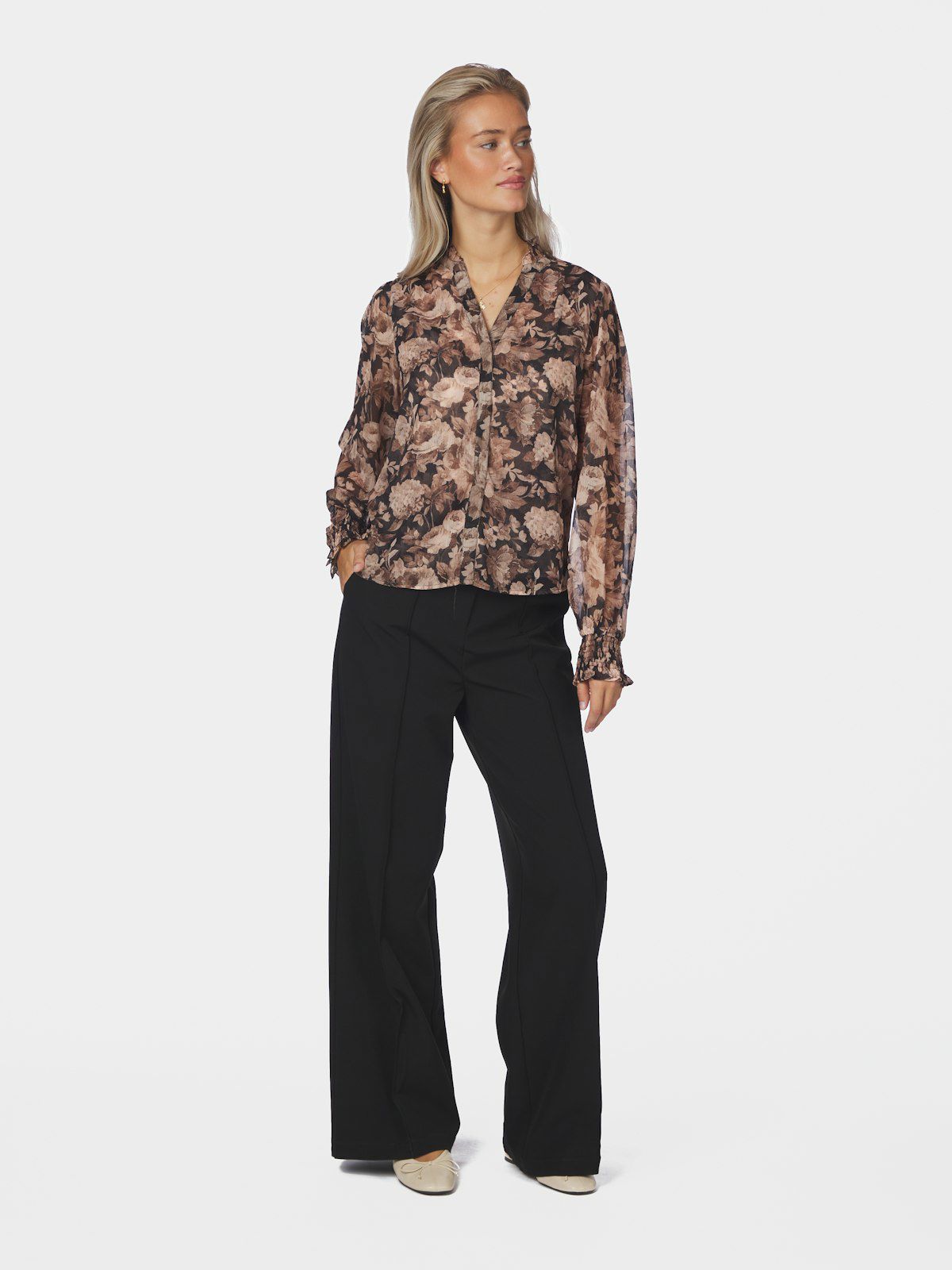 Delsie Vintage Flower Shirt