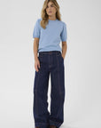 Milasz Ss Pullover i allure sett fra siden, cardigan fra Saint Tropez hos Image Mandal