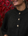 benuuta fluffy knit cardigan
