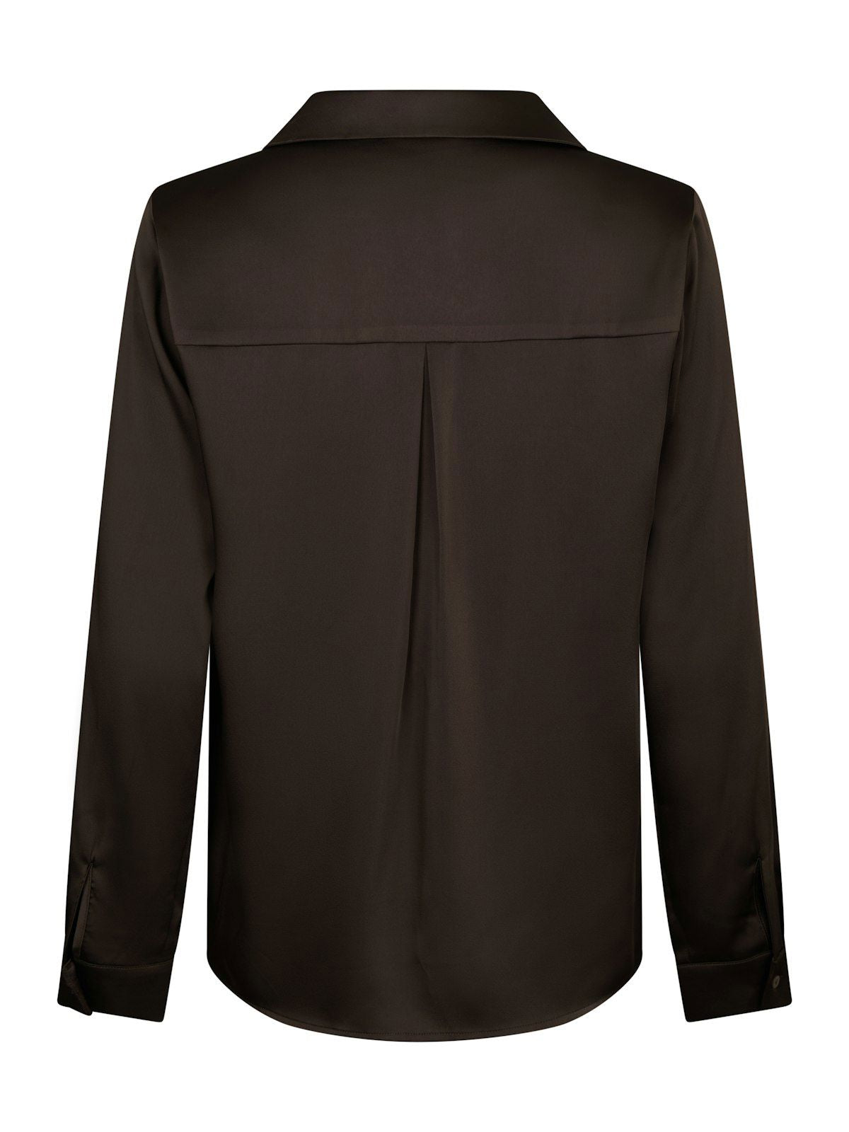 Hazelle Drapy Satin Shirt