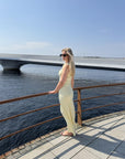 Florentina Dress i Pastel Yellow, kjole fra Urban Pioneers hos Image Mandal