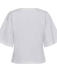 Zengacc Tee O-neck i whitewalnu sett fra siden, t-skjorte fra Co'couture hos Image Mandal