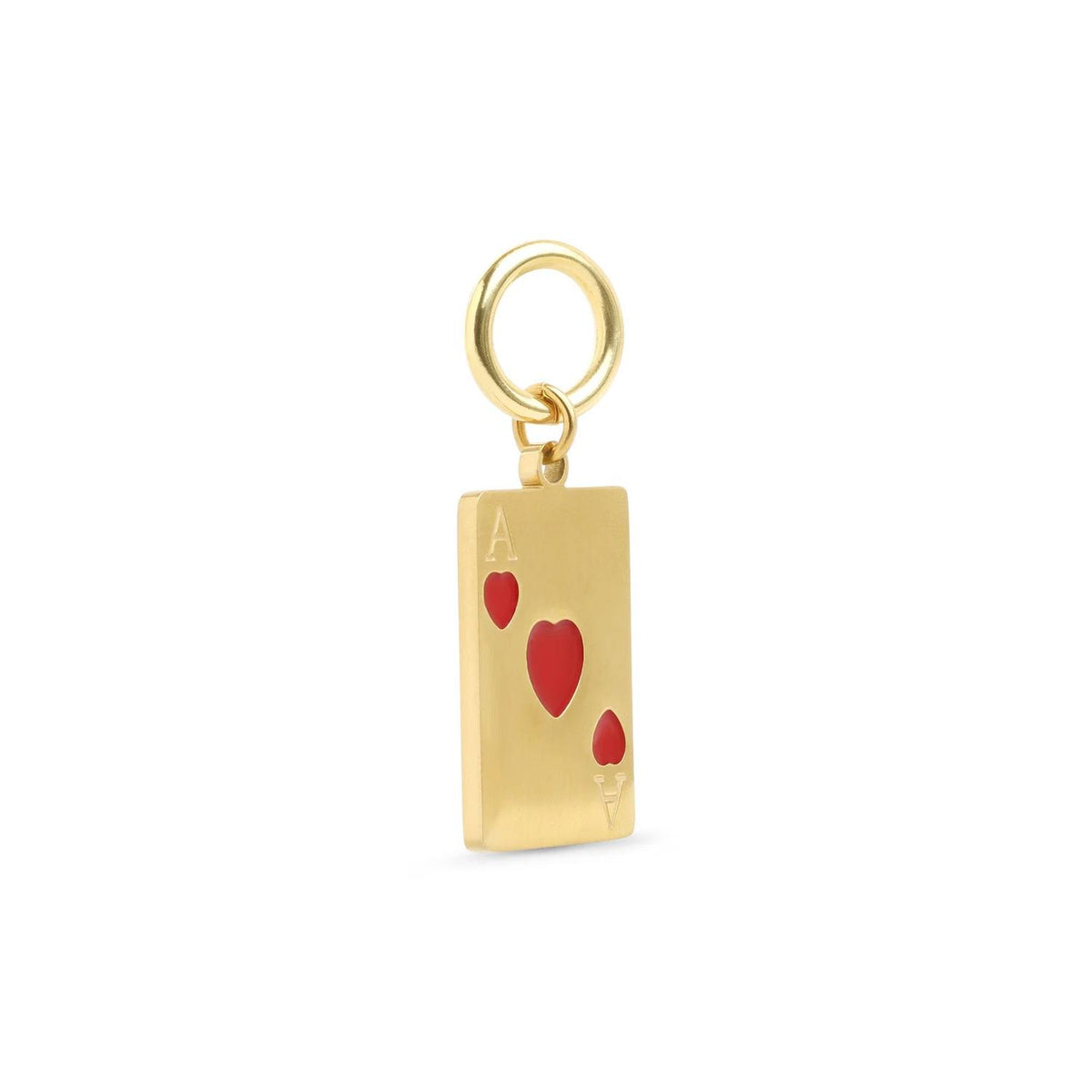 Etta - Ace Of Hearts Charm Stainless Steel