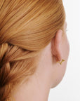 Vilda - Star Hoop Earrings Stainless Steel bakfra, tilbehør fra Timi Of Sweden hos Image Mandal