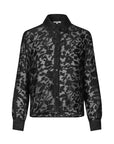 Nira M Shirt i sort sett fra siden, bluse fra MBYM hos Image Mandal