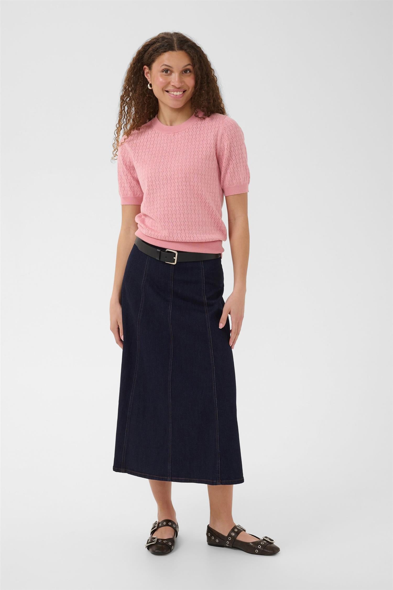 Milasz Pointelle Ss Pullover