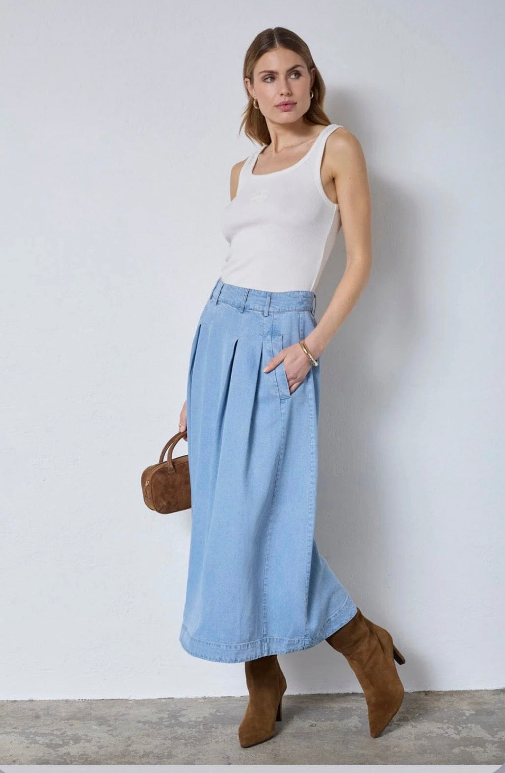 Tillycc Anya Pleat Skirt