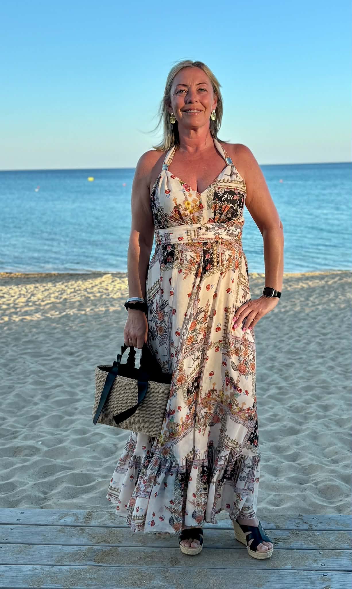 pearl bohemian dress